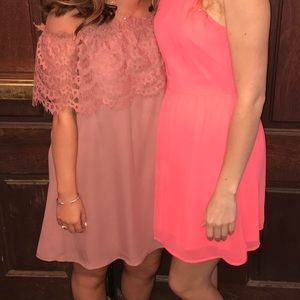 off the shoulder dress